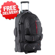 Caribee Sky Master 80 Wheeled Back Pack Luggage Bag - (Front View)