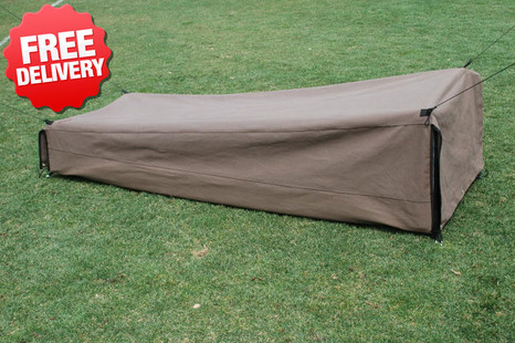 Onland Bushman Single Traditional Canvas Swag - with Free Shipping