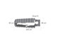 Caribee Cloud +5 Cel. Sleeping Bag + Pillow - Dimension