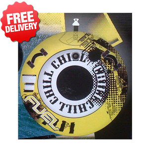 Fuel Chill 54" Round Surf Ski Tube Inflatable Biscuit - with Free Shipping