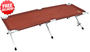 OZtrail Aluminium Jumbo Padded Cross Leg Camp Stretcher - with free shipping