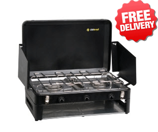 CAMP CHEF CAMPERS GRILL / GRIDDLE / STOVE COMBO : CABELA'S