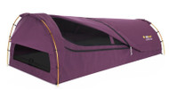 OZTRAIL KOKOMO KING SINGLE CANVAS (MITCHELL PURPLE) DOME SWAG