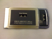 Cisco Aironet 340 Series PCMCIA 11Mbps Wireless Lan Adapter
