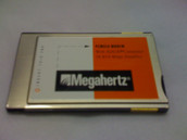 Megahertz 28.8/14.4 kbps Data/Fax PCMCIA Modem with XJack Connector