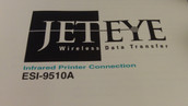 JetEye Wireless Data Transfer Infrared Printer Connection ESI-9510A