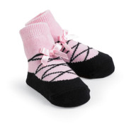 Girls ballet slipper sock
