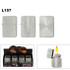 Attractive polished chrome with assorted patterns, very eye catching sparkle!