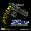 BrickArms Minigun with Bullet Chain - Black