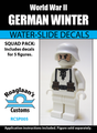 World War II German Winter Cammo Squad Pack - Water-Slide Decals