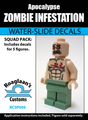Zombie Infestation Squad Pack - Water-Slide Decals