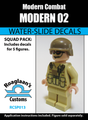 Modern Soldier 02 - Water-Slide Decals