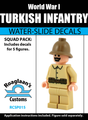 World War I Turkish Infantry Squad Pack - Water-Slide Decals
