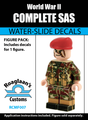 SAS Camouflage Complete Minifig Set - Water-Slide Decals