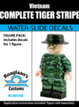 Vietnamese Tiger Stripe Complete Minifig Set - Water-Slide Decals
