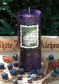 Forest Berry Harvest . Mabon Candle . Sugared Forest Ripened Blackberries, Boysenberries, Blueberries