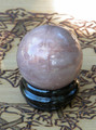 Wolfs Eye Black Moonstone Gemstone Sphere . Lunar Magick, Intuition, Protection, Love, Mental Clarity and Stability