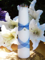 Full Moon Lunar Alchemy Taper Pillar Candle . Mariposa Lily, Jasmine, Cherry Blossoms, Fairy Rose