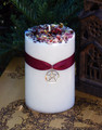 White Magick . Alchemy Candle 2x3 . Transcendental White Magic, Goddess, White Light