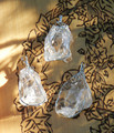 Crystal Quartz Natural Stone Pendant Necklace . Ultimate Power Stone . Meditation, Goddess Energy, Healing, Protection, Spiritual Enlightenment