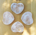 Crystal Quartz Heart Medium Puffy . Ultimate Power Stone 