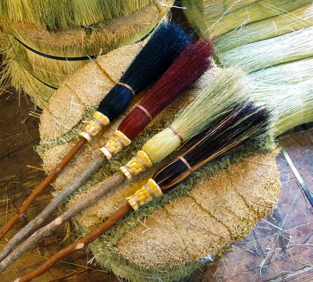 Rust Colored Ceremonial Besom Witches Broom