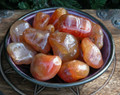 Carnelian Tumbled Gemstone . Large . Protection, Peace, Healing, Creative Balance, Courage, Past Life, Nature Workings
