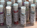 Organic Herbal Alchemy Sacred Herb and Flower Vials . Set of 6 . Your Choice