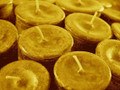 Golden Protection Votives - Set of 6 . Guard Against Negativity, Curses, Hexes, Evil Eye, Violence, Protection