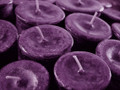Forest Berry Harvest Votive Candle Set 6 . Harvest Celebrations, Sugared Forest Ripened Blackberries, Boysenberries, Blueberries