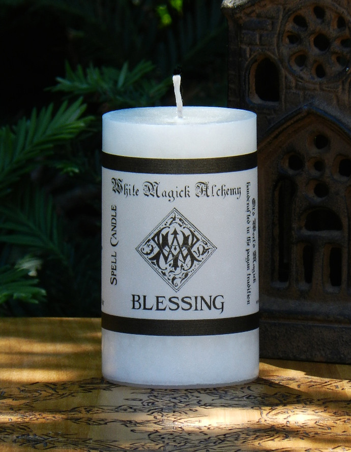 Blessings Spell Candle, For Home Blessings, Spiritual Blessings