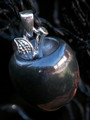 Witches Apple Pendant Charm ~ Hematite