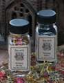 Divination Set . Magickal Blessed Herbs and Black Scrying Salts . Psychic Intuition, Spiritual Ancestral Connections, Mirrors, Pendulums