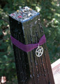 Dark Passage Opium Sex Magick . Herbal Alchemy Magick Candle 2.5x9 Taper . Tantra, Sexual Empowerment, Love Making, Emotional Fulfillment