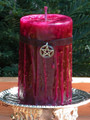 Witches Magick Love Spell Candle . 2x3 Pillar . Love, Attraction, Bewitching Spells, Find Your Soul Mate