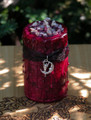 Blood Moon ~ Moontime Lunar Alchemy Witches Alchemy Candle ~ Lunar Magick, Goddess Workings . Dark Earthly Moonflower, Bladderwrack, Jasmine, Amber, Rose, Dragons Blood