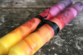 Blessed Flames ~ Sacred Flame Taper Candles Set of Two ~ Springtime and Summer Fire Festivals