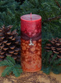 Winter Lemon Verbena Orange Cranberry Fusion Candle Pillar ~ Yule and Winter
