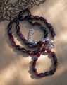 Garnet Beaded Necklace ~ For Protection, Shielding Negative Energies, Healing, Success, Passion and Faerie Workings