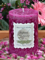 Sugared Spring Ostara Ritual Candle 3x4 Pillar . Fertility, Abundance, Rebirth and New Beginnings