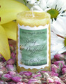 Daffodil Ostara Candle 2x3 Pillar . New Beginnings, Fertility and the Coming of Spring