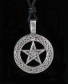 Celtic Pentacle Pewter Necklace
