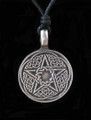 Celtic Knot Pentacle Pewter Necklace