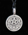 Ornate Gothic Celtic Pentacle Pewter Necklace