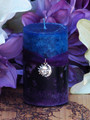 Twilight Sunset Candle 2x3 . Summer Evening Illumination, Love. With Exotic Dark Sandalwood, Vetiver, Bergamot, Lime, Black Lily, Camillia