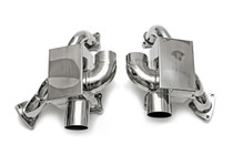 Fabspeed's Sport Headers for the Porsche 993 Turbo are available with optional heat exchange (pictured)