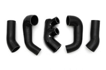 Our direct replacement silicone boost hose kit will eliminate a common boost leakage failure problem on the 996TT's and especially modified high horsepower 996TT cars.