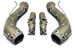 Carbon/Kevlar blankets surround the exhaust manifolds and catalyst pipes to insulate the pipes and isolate the heat for sustained power increases.