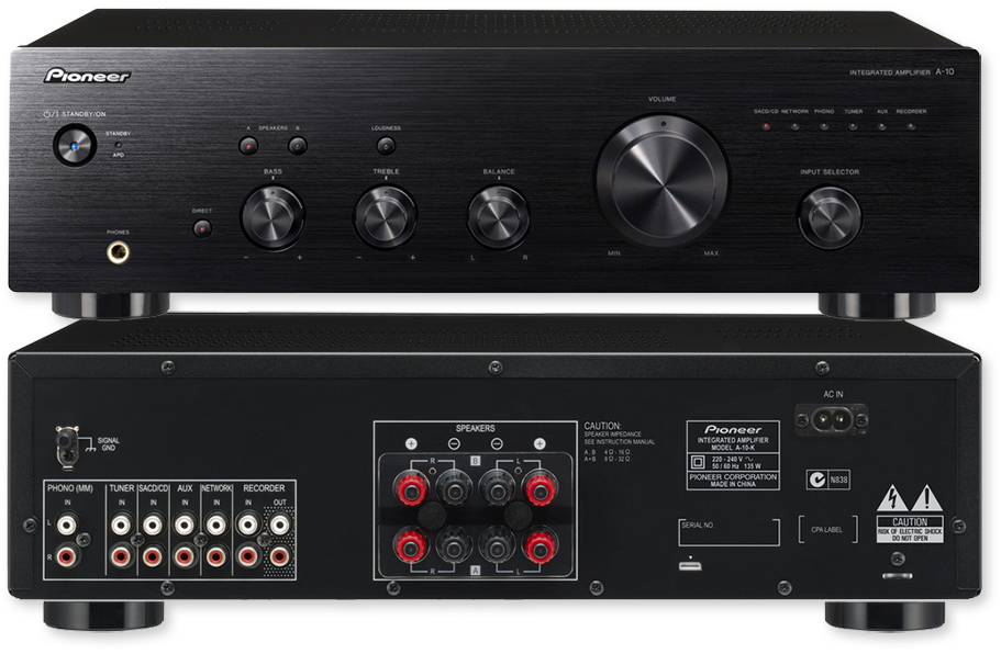 Pioneer A-10 50W Integrated Stereo Amplifier | AV Australia Online