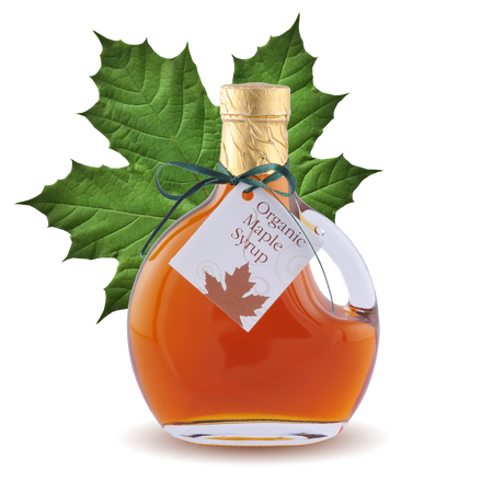 100% pure Organic Maple Syrup Basque Bottle 8.45oz 250ml
